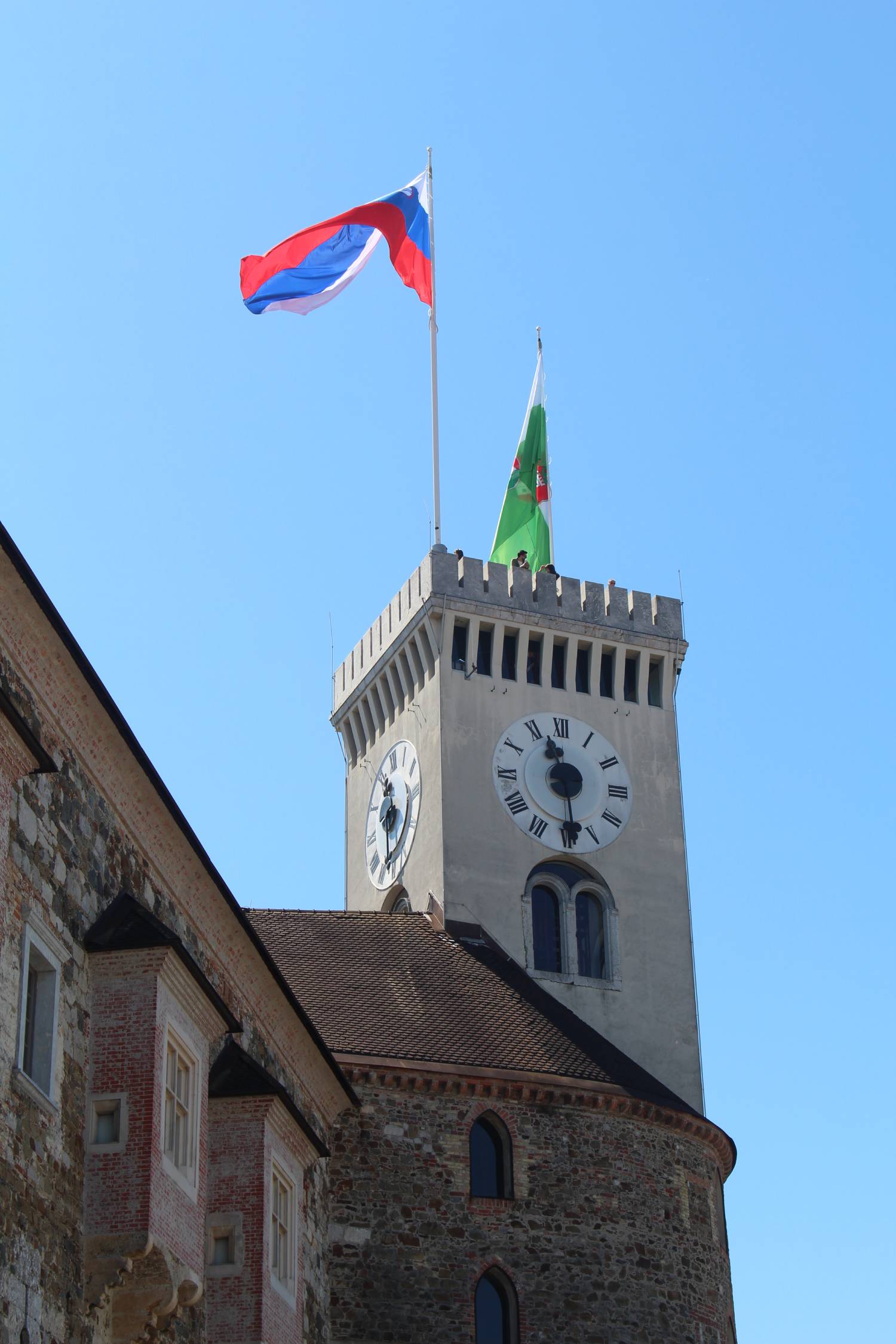 Ljubljana, château, tour