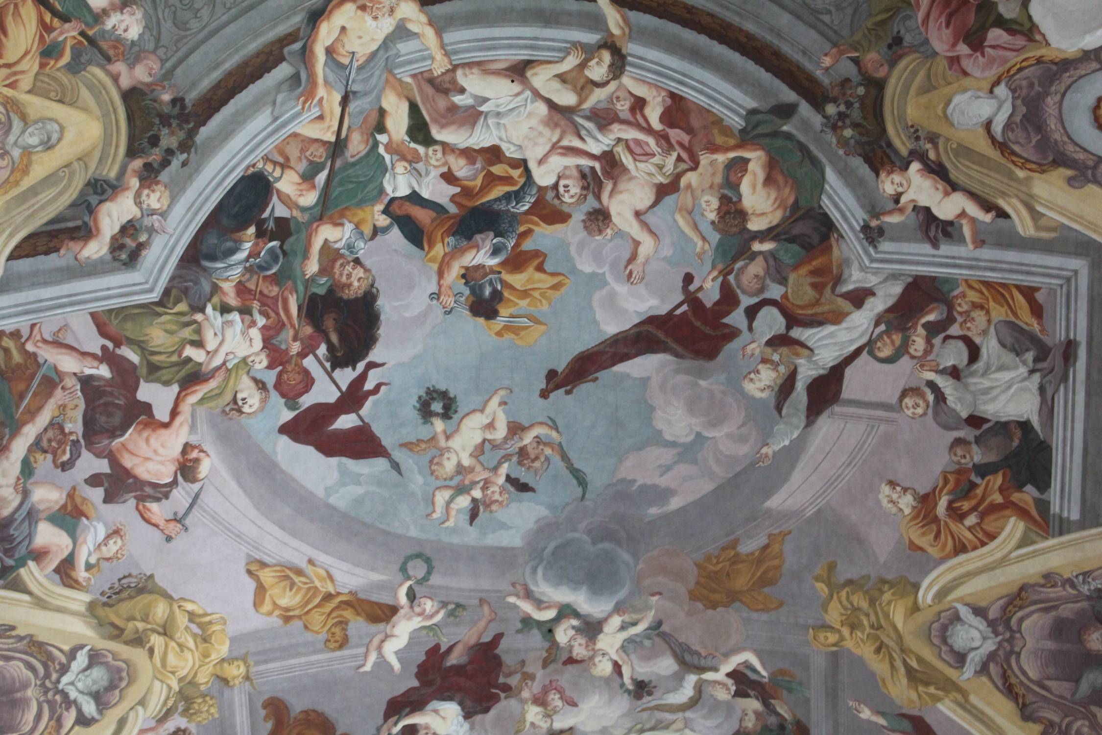 Ljubljana, cathédrale Saint-Nicolas, plafond