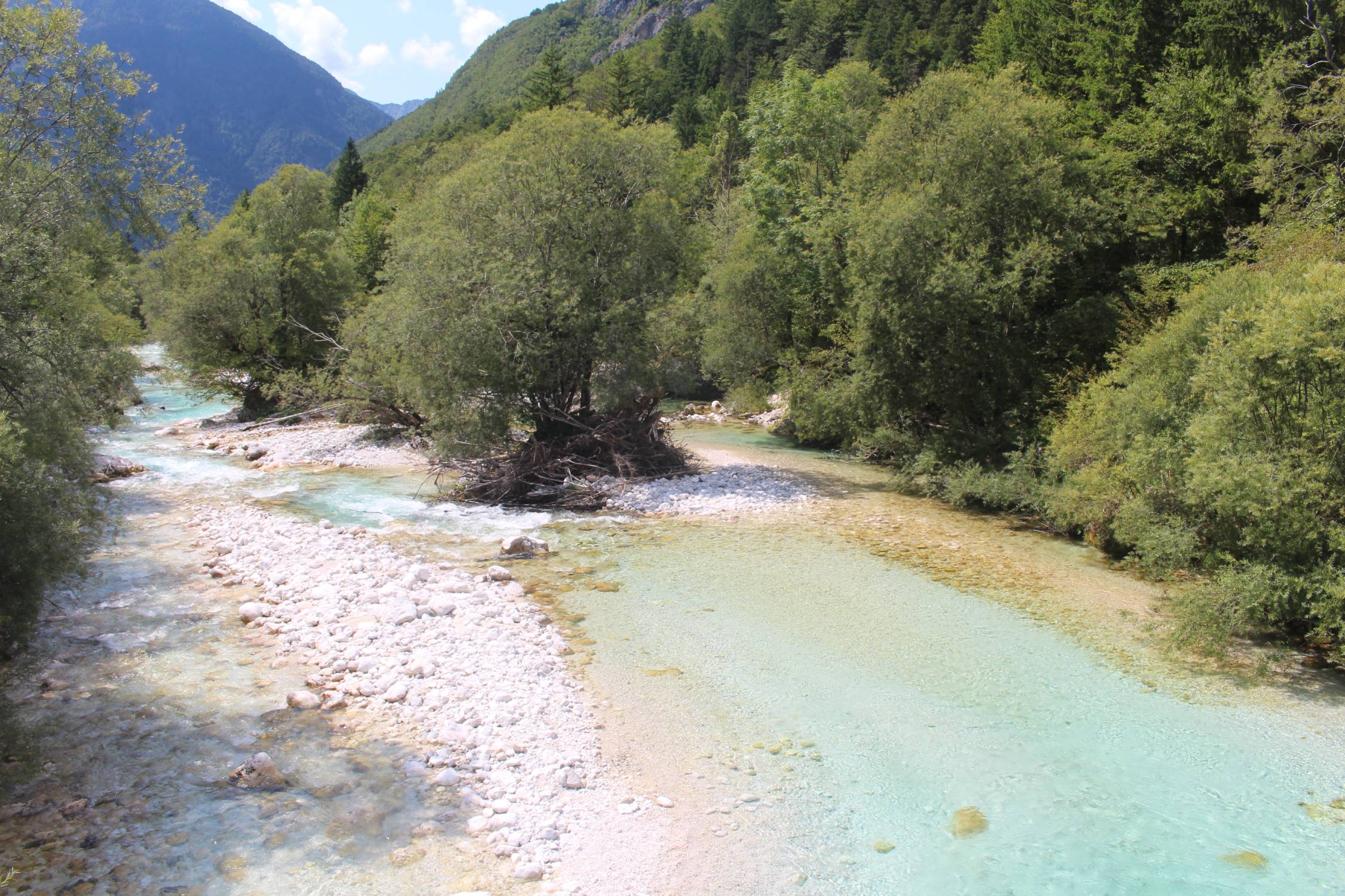 Parc du Triglav, rivière Soca, turquoise