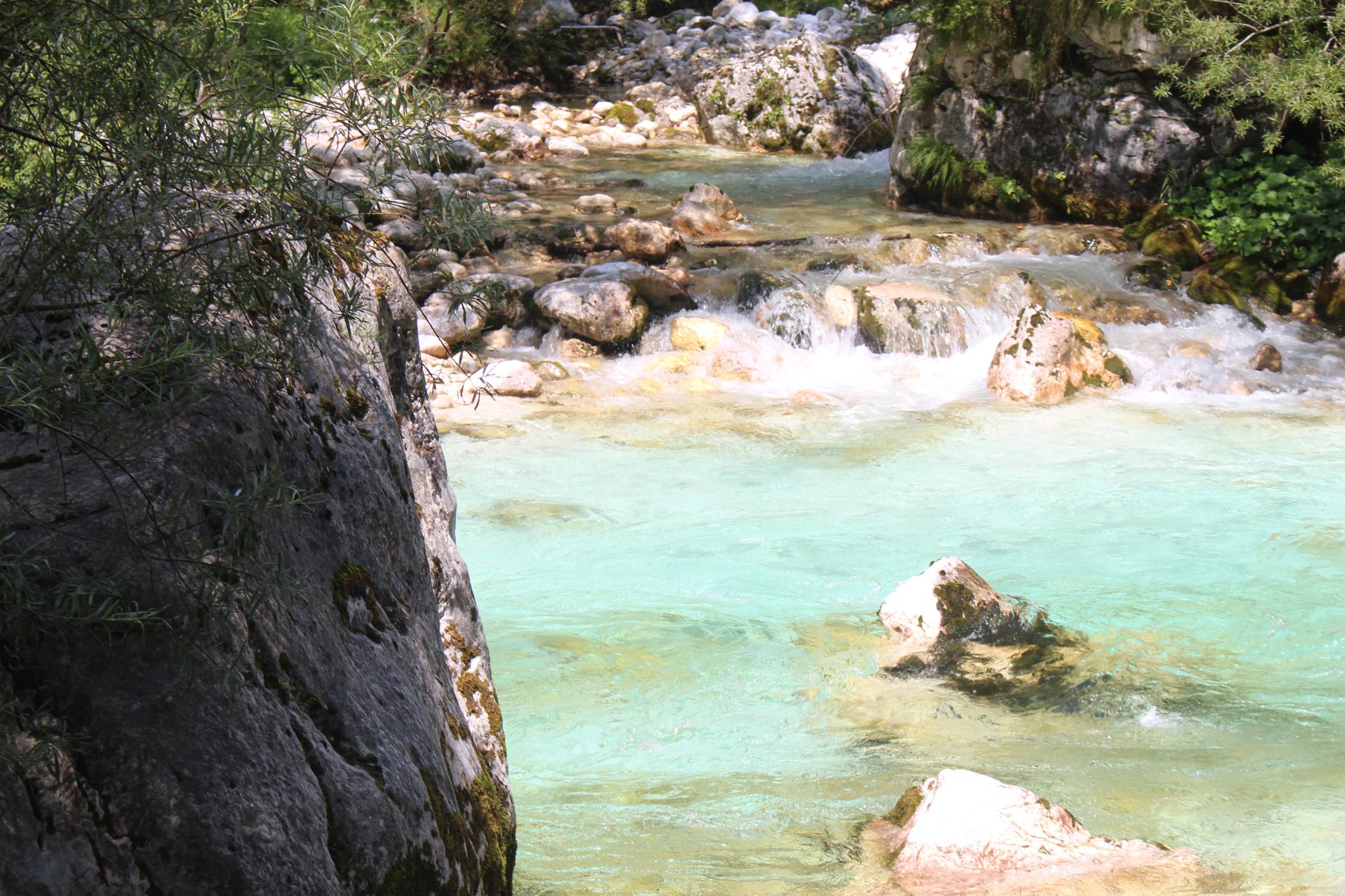 Parc du Triglav, Soca, eau turquoise