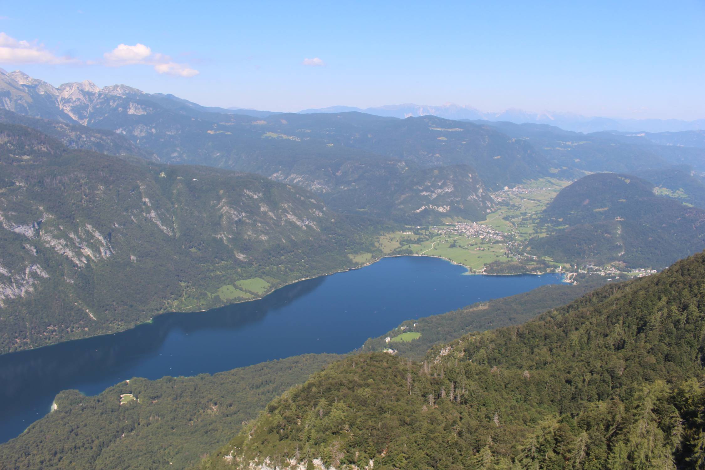 Lac de Bohinj, panorama