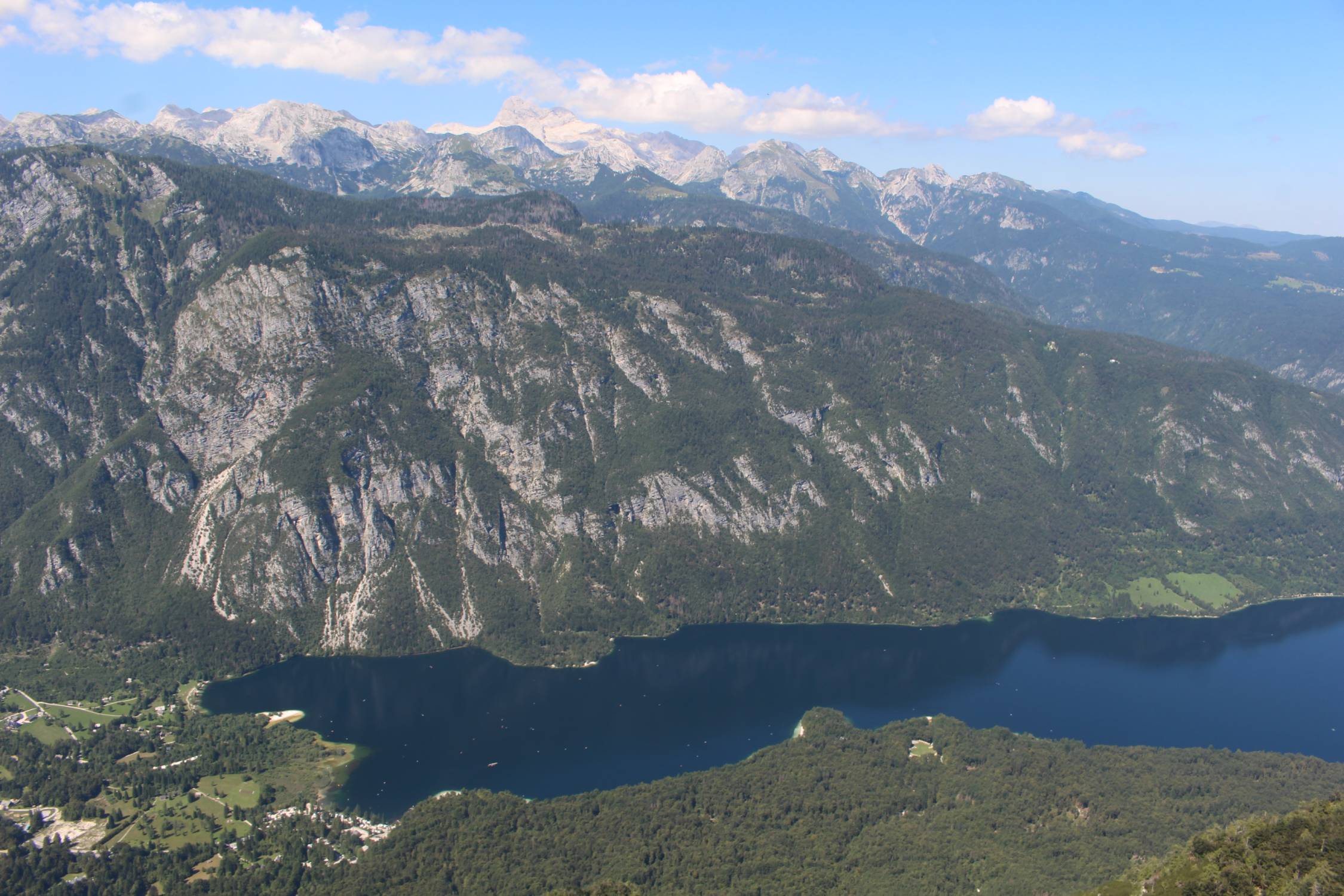 Lac de Bohinj, paysage