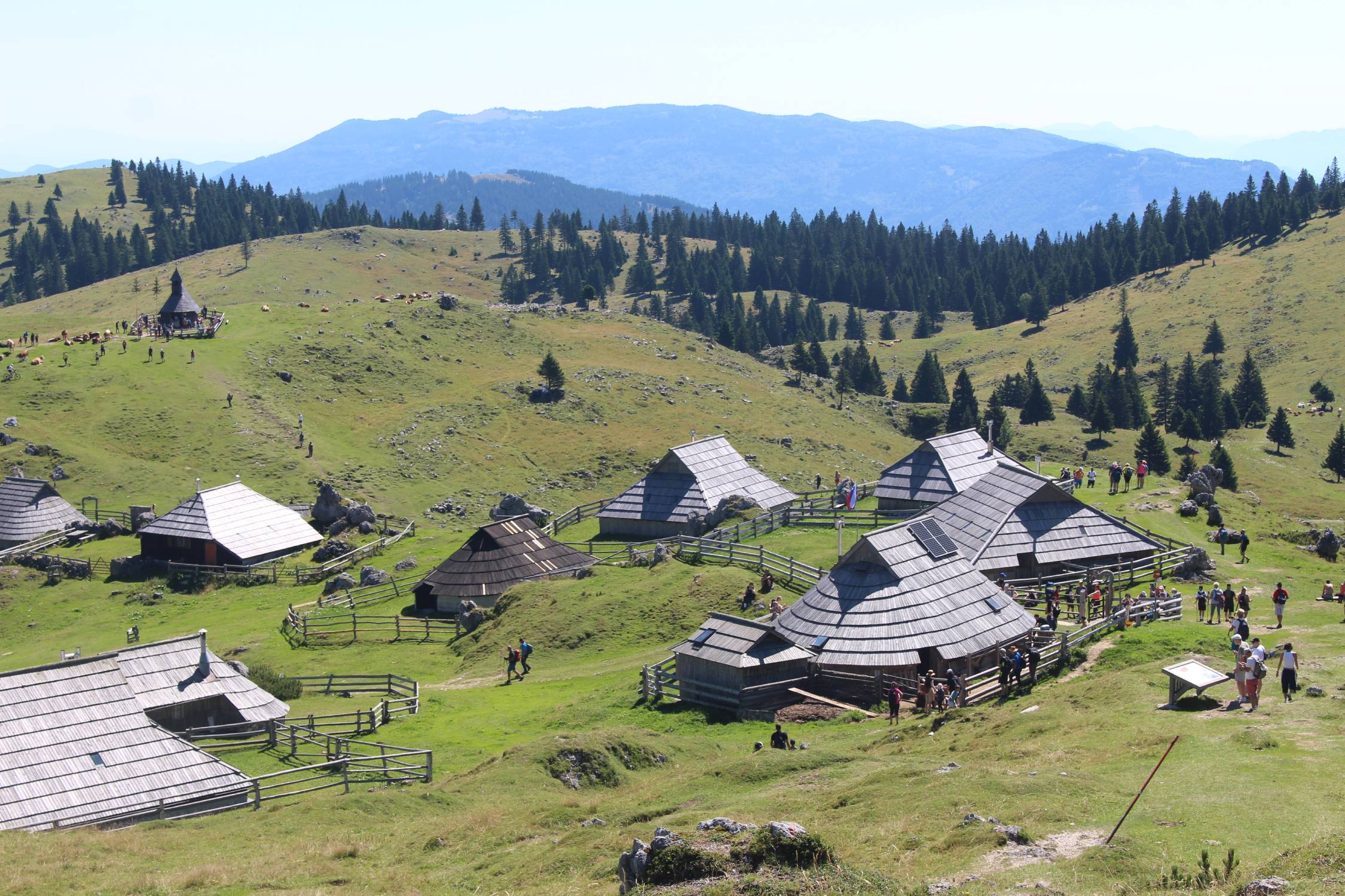 Velika Planina, habitations