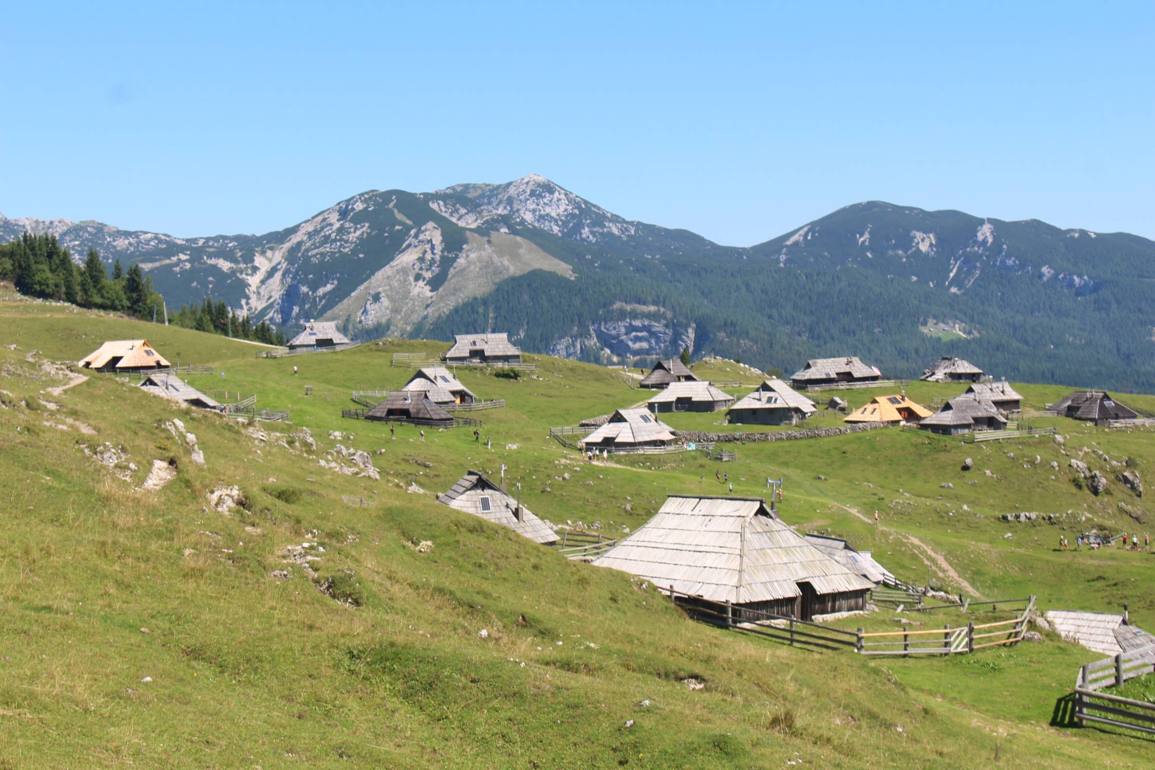 Velika Planina, habitations, paysage