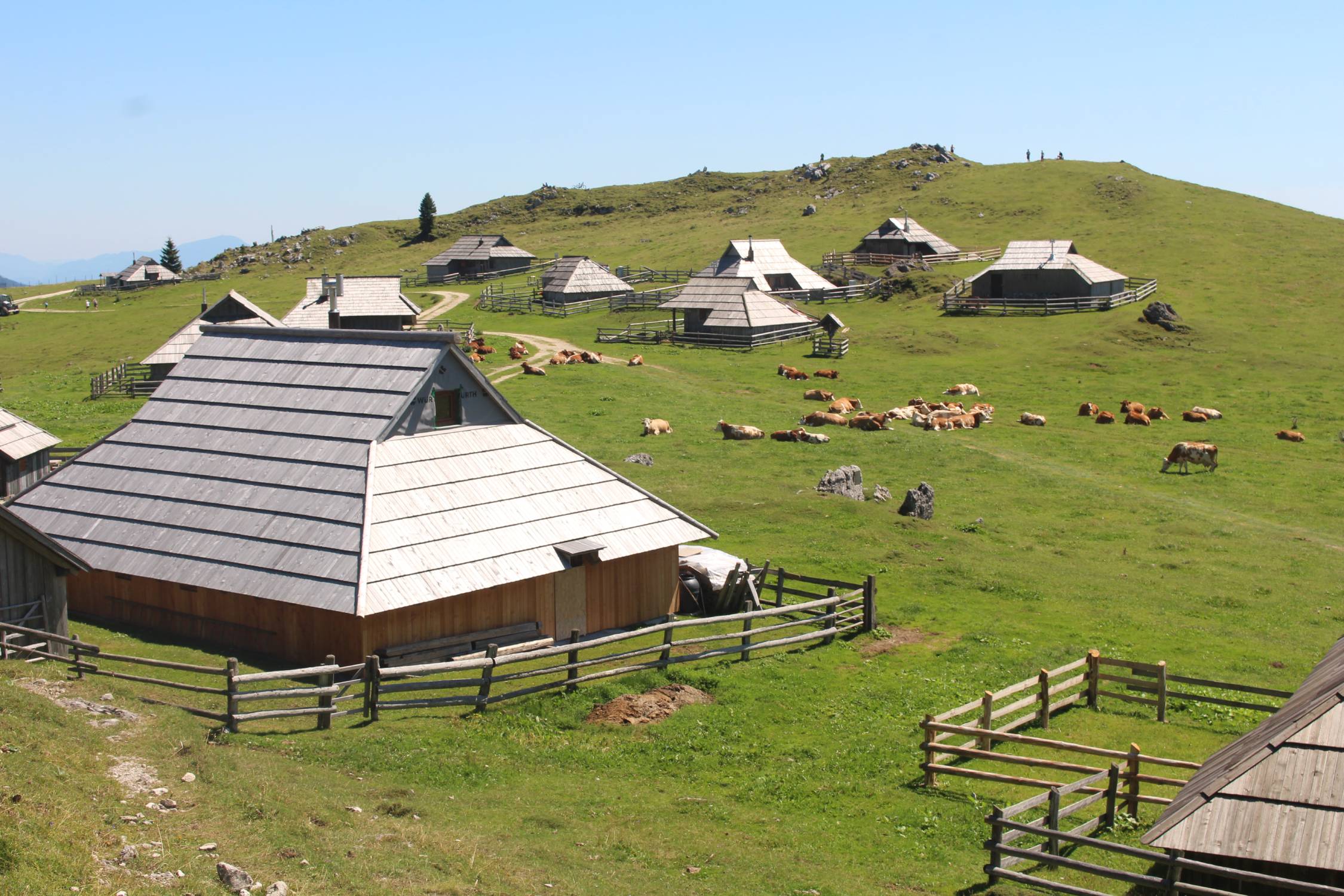 Velika Planina, habitations traditionnelles