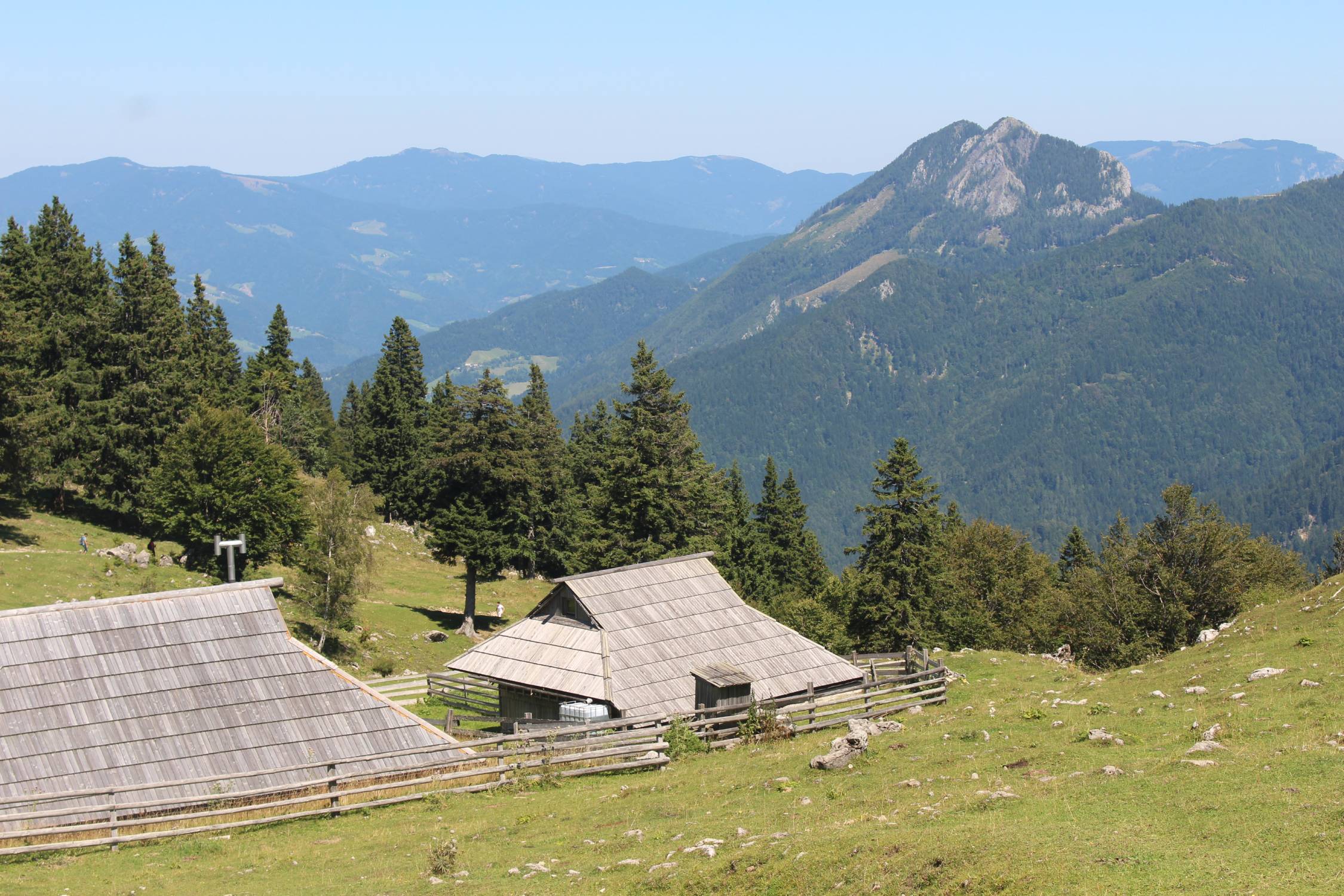 Velika Planina, maisons, paysage
