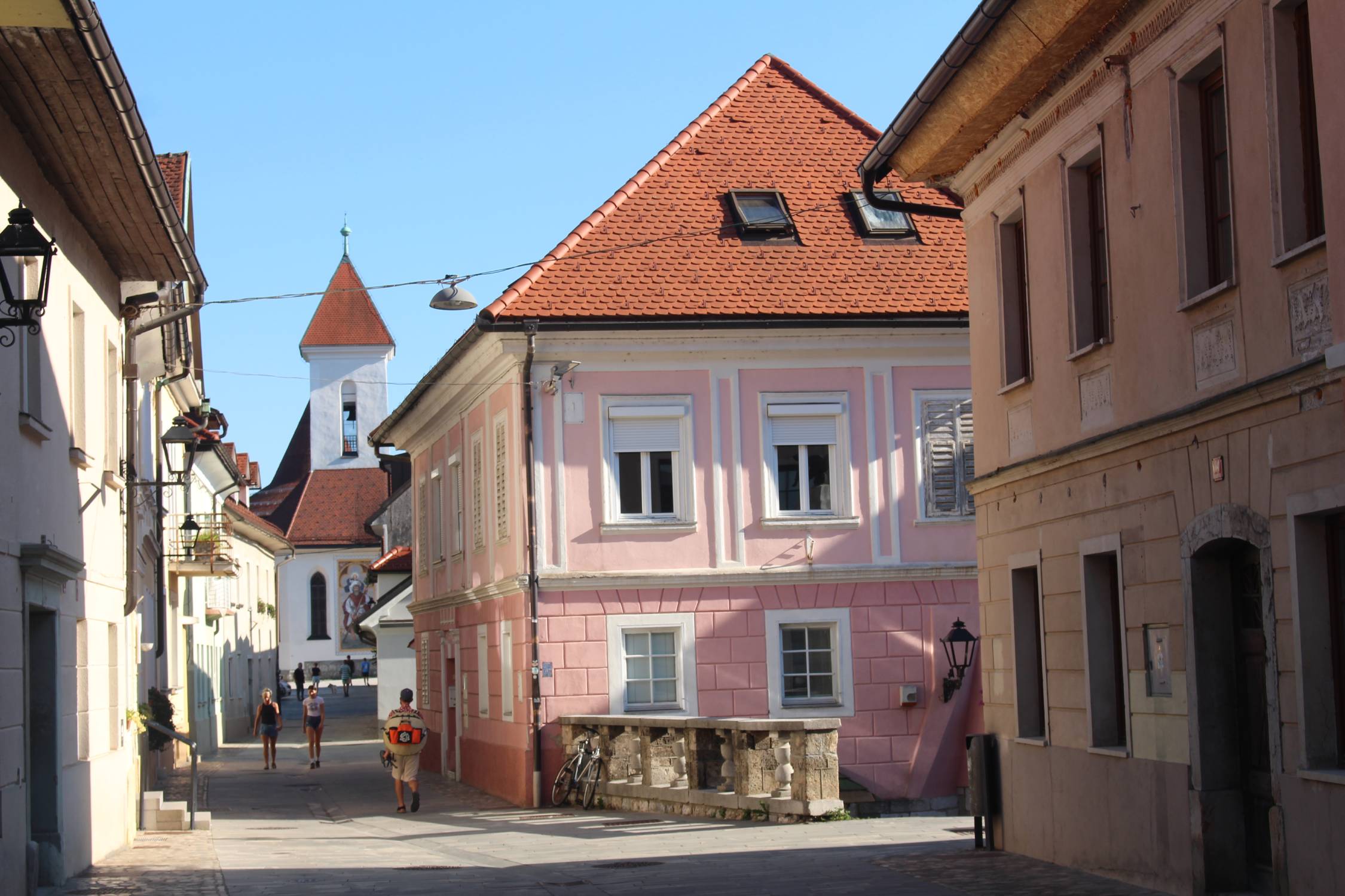 Kranj, rue typique