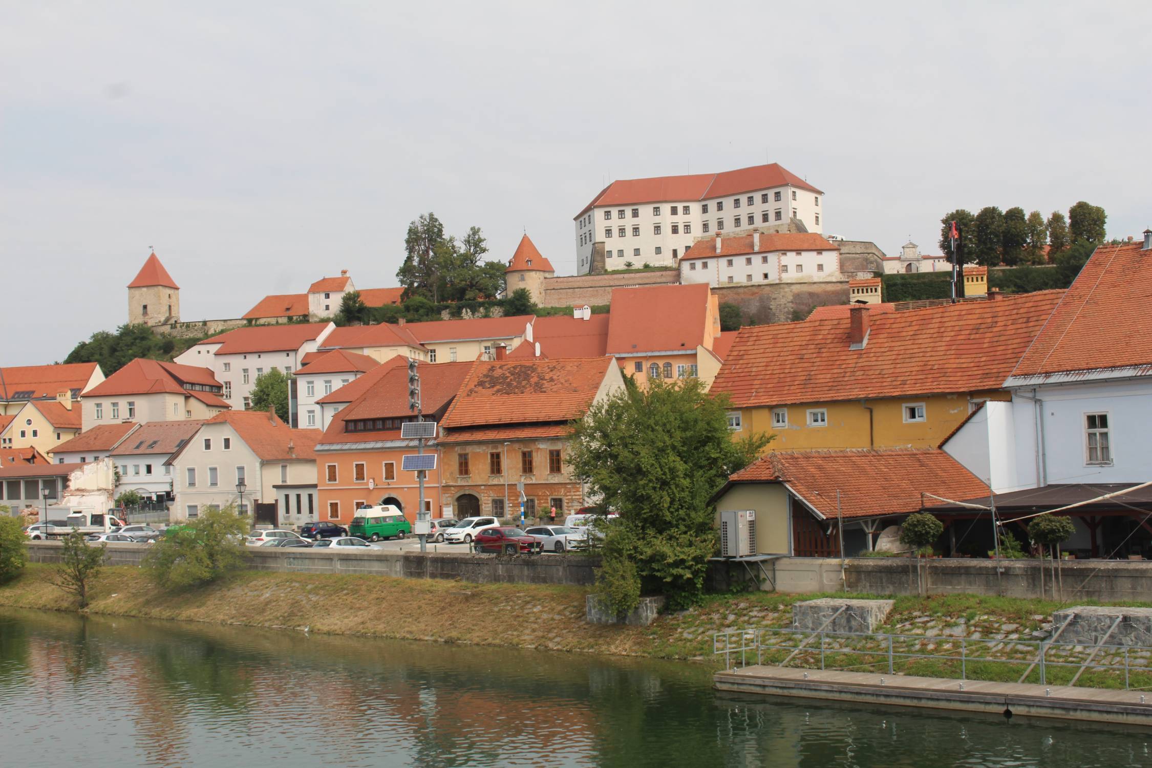 Ptuj, château, panorama