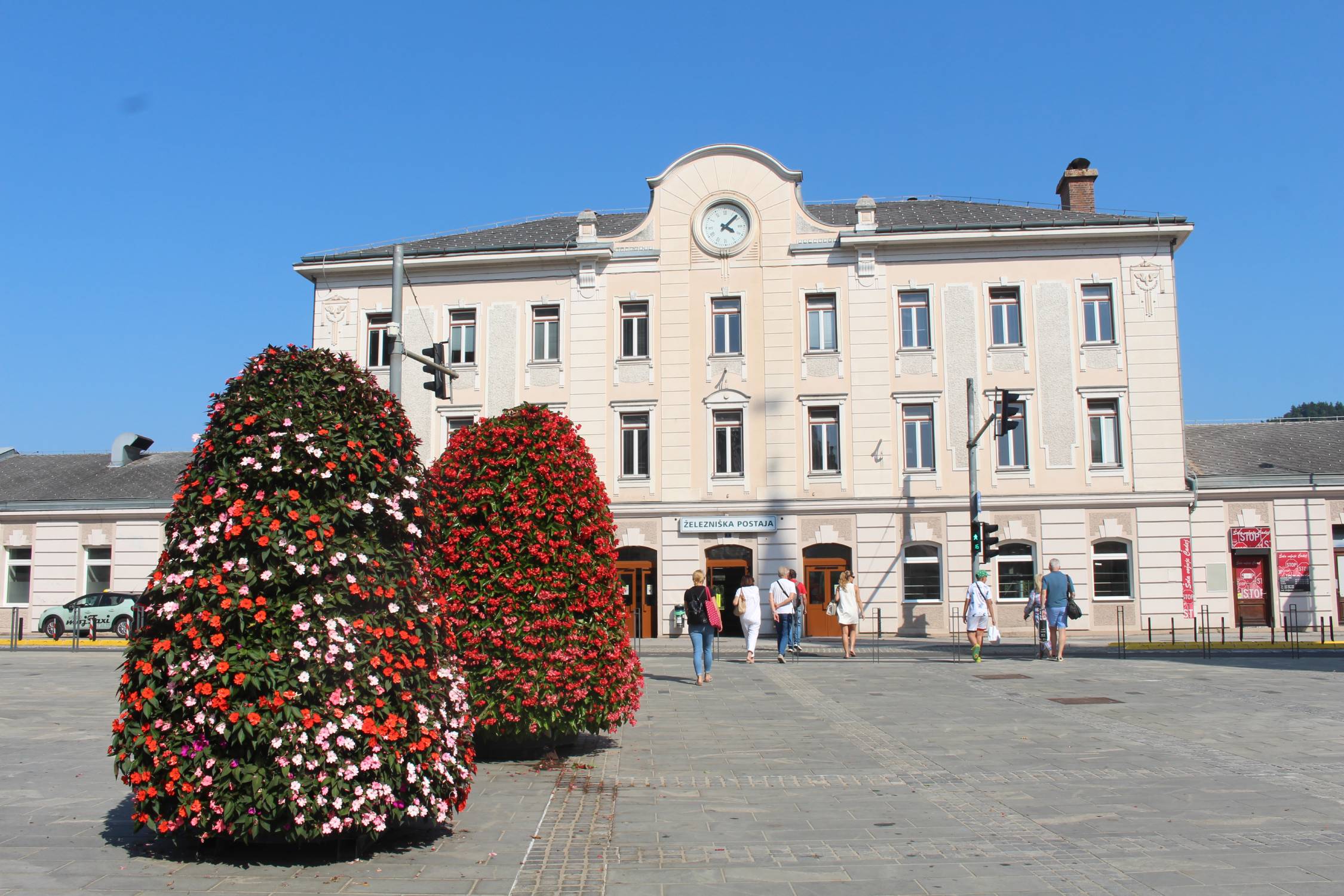 Celje, gare, bâtiment