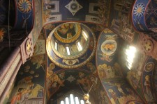 Ljubljana, &eacute;glise Saints-Cyrille-et-M&eacute;thode, plafond