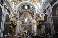 Ljubljana, cath&eacute;drale, Saint-Nicolas, int&eacute;rieur