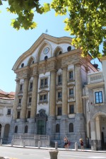 Ljubljana, &eacute;glise des Ursulines Sainte-Trinit&eacute;
