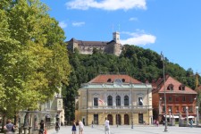 Ljubljana, ch&acirc;teau Place du Congr&egrave;s
