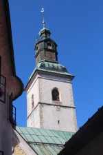 &Scaron;kofja Loka, &eacute;glise Saint-Jacques, clocher