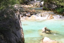 Parc du Triglav, Soca, eau turquoise