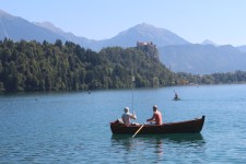 Lac de Bled, p&ecirc;cheurs