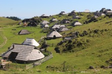 Velika Planina, habitations en bois