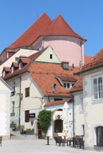 Maribor, quai Drave, maisons