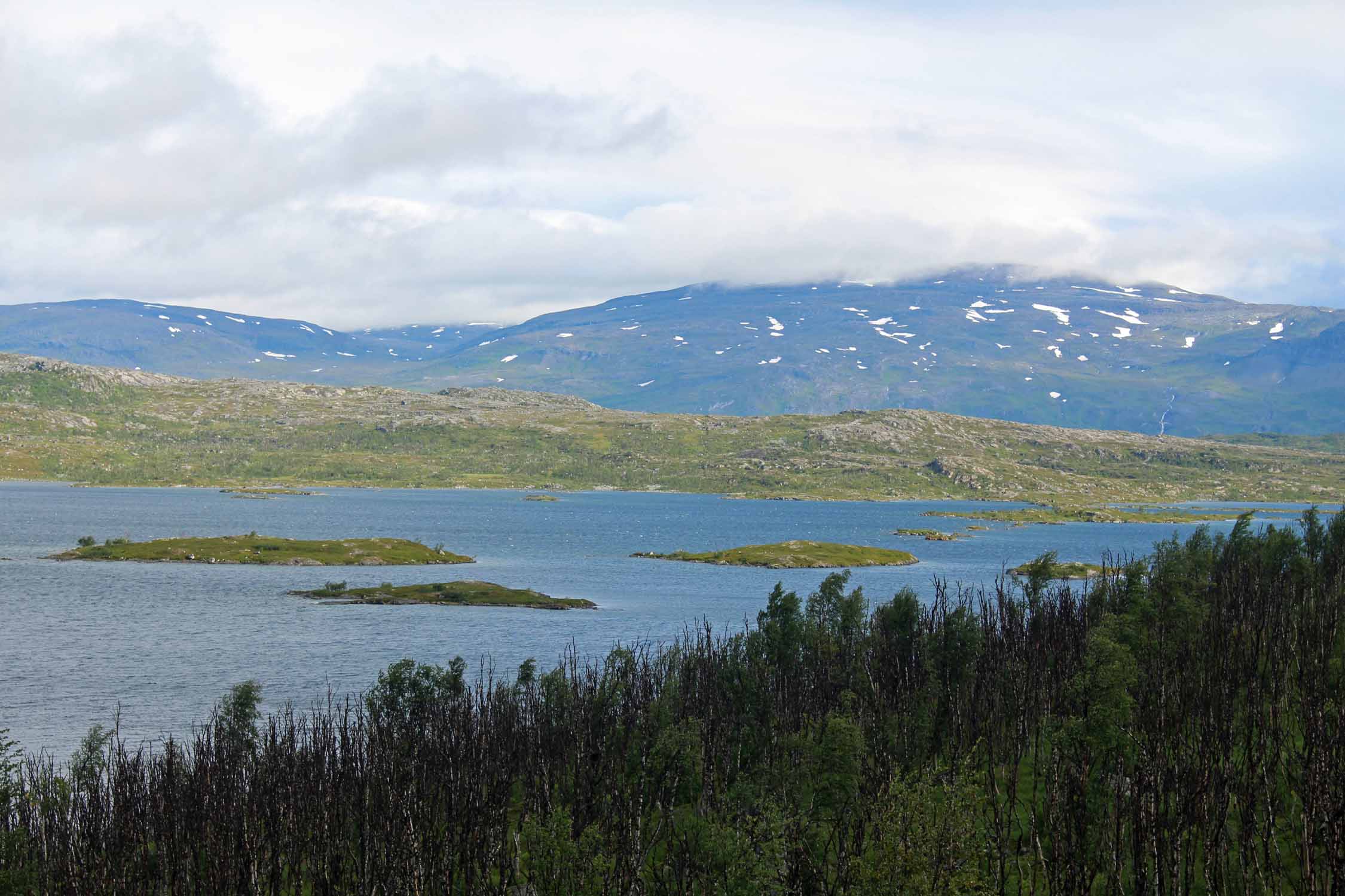 Laponie, Suède, lac Vassijaure