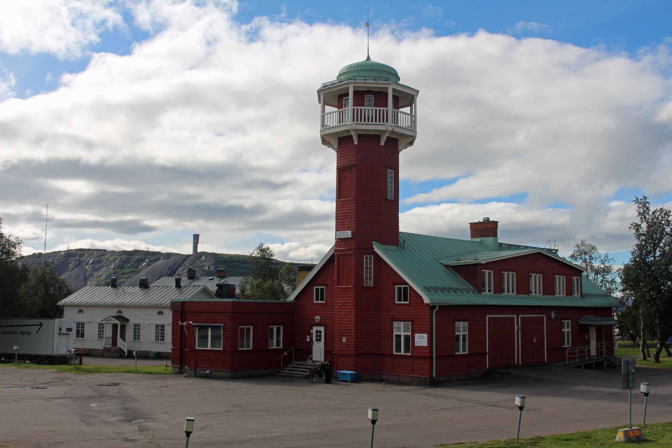 Laponie, Kiruna, caserne de pompiers