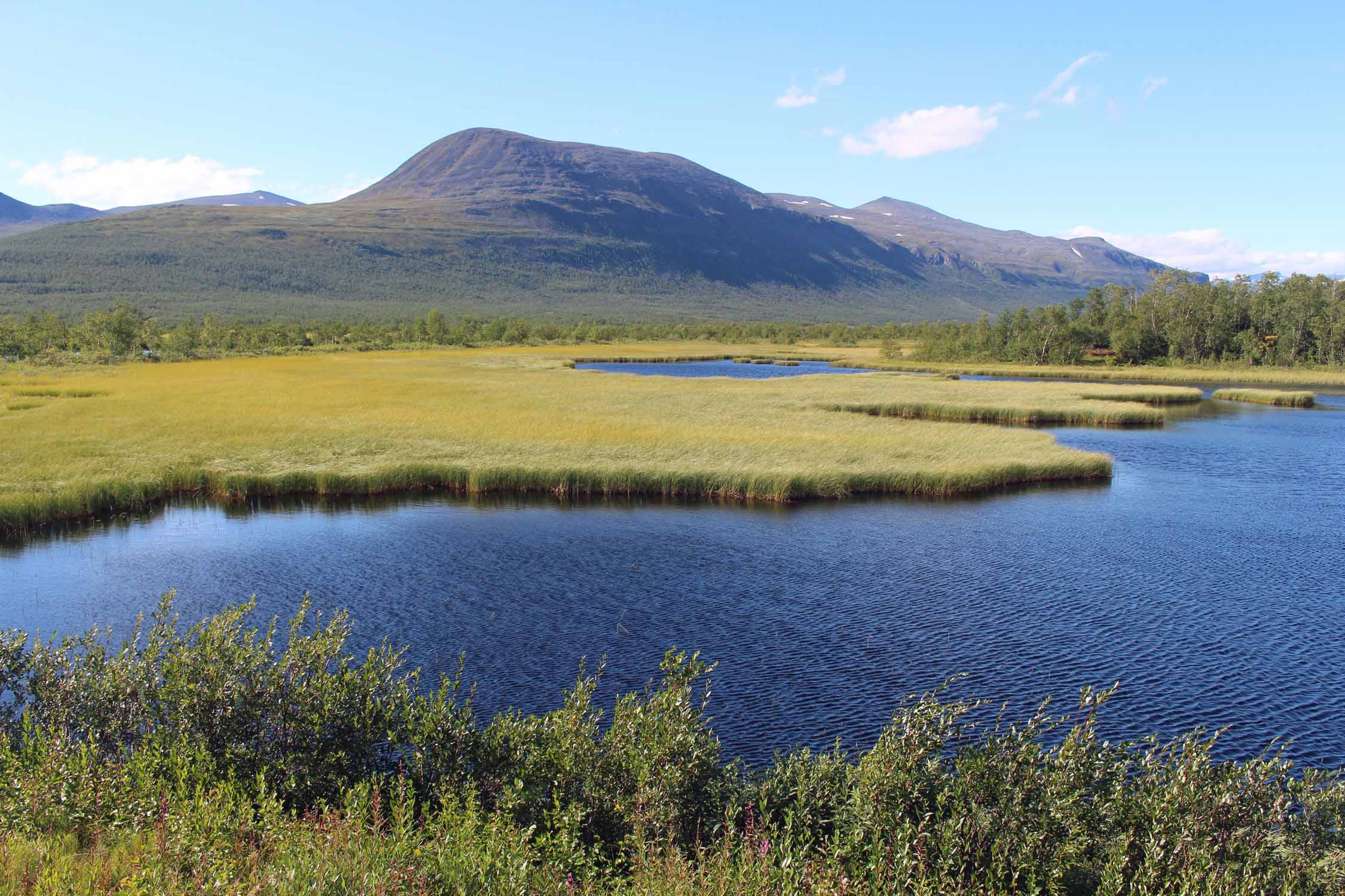 Laponie, Suède, Nikkaluokta, paysage