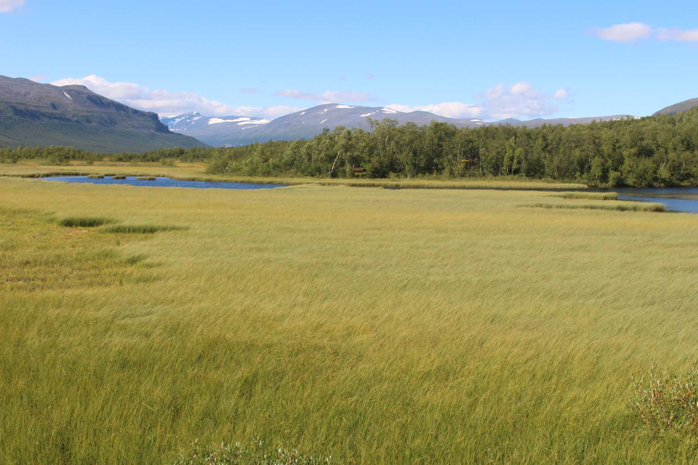 Suède, Nikkaluokta, paysage