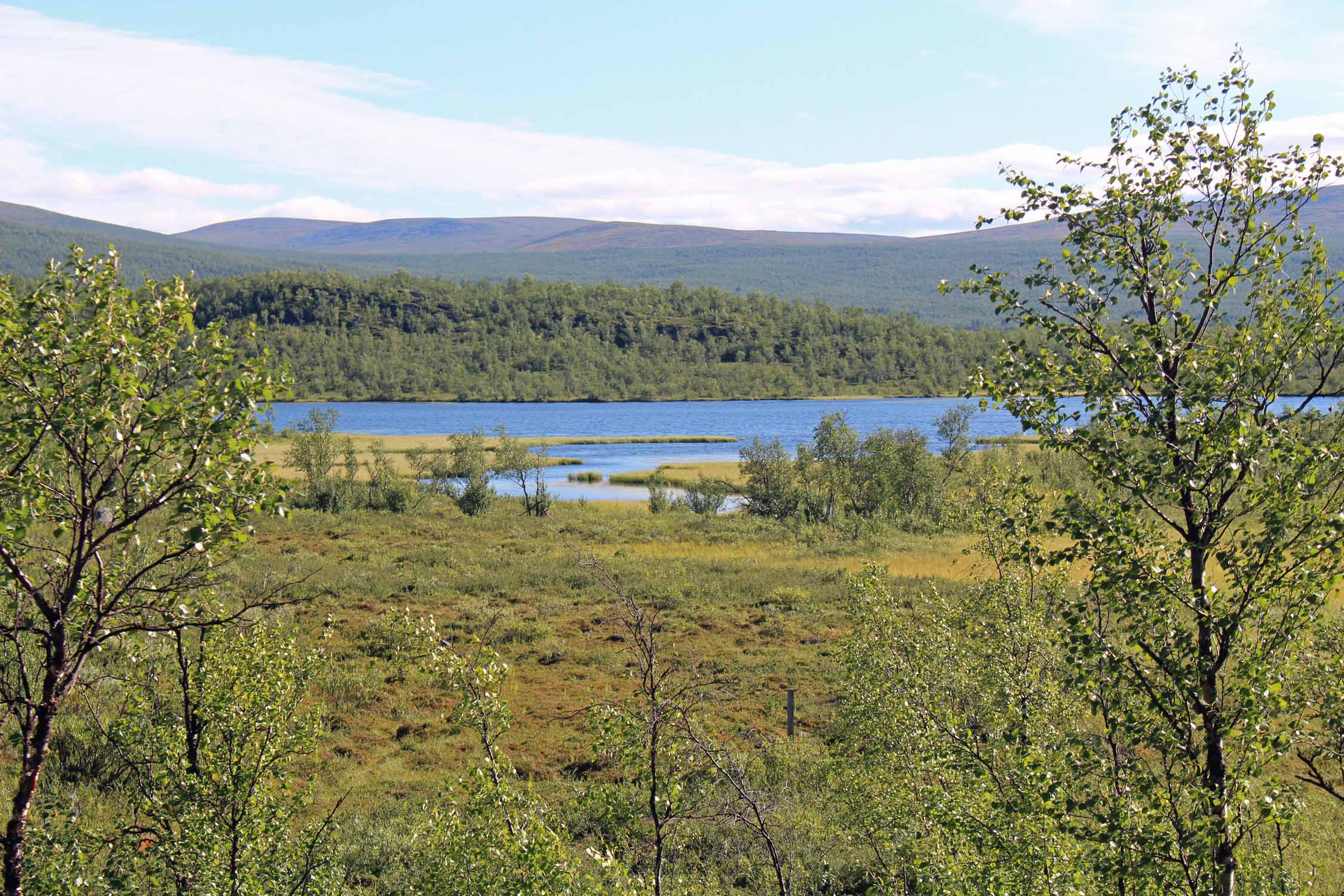 Suède, Pirttivuopio, paysage