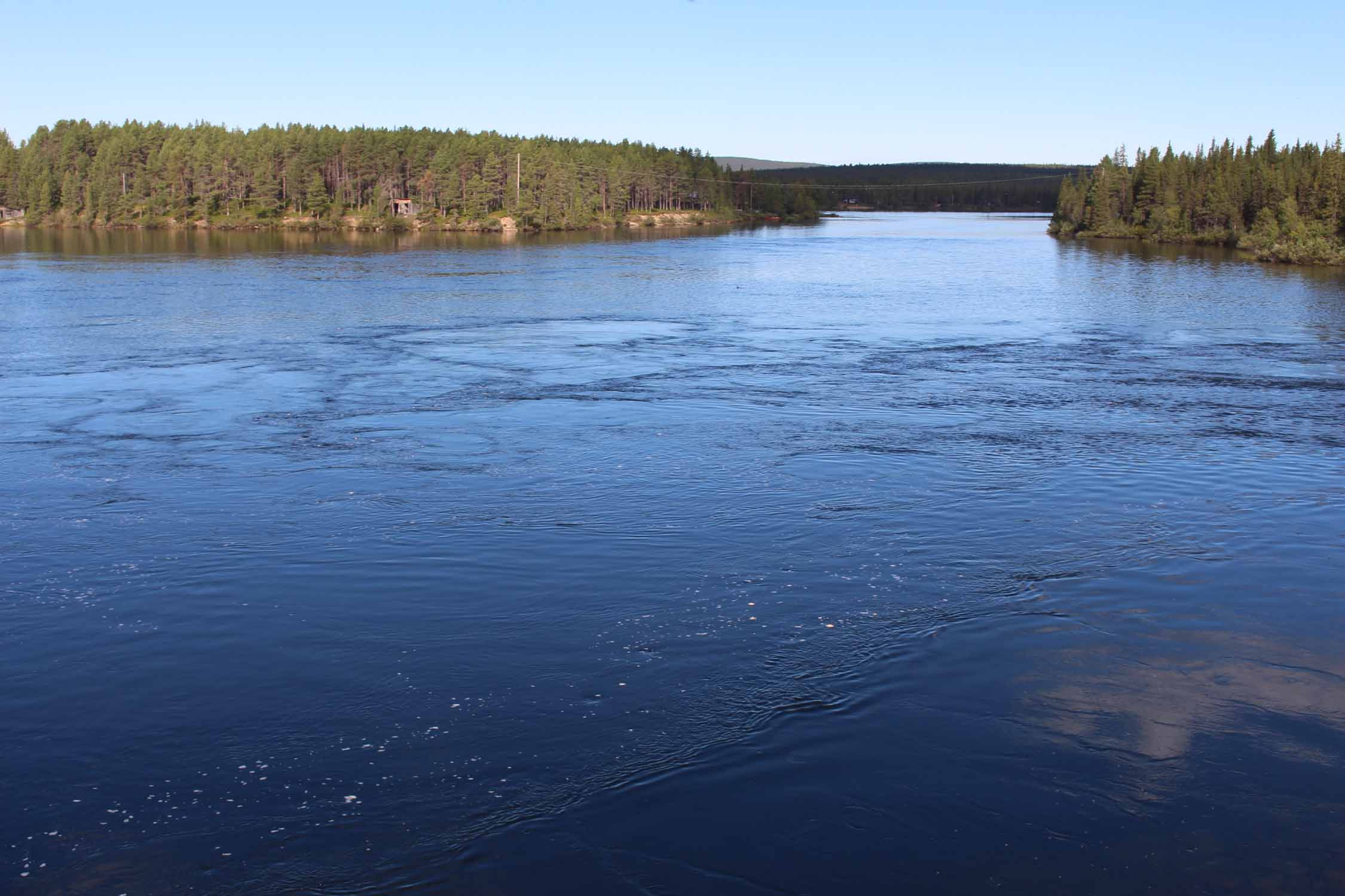 Laponie, Jukkasjärvi, rivière Torne
