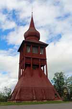 Laponie, Kiruna, &eacute;glise, campanile