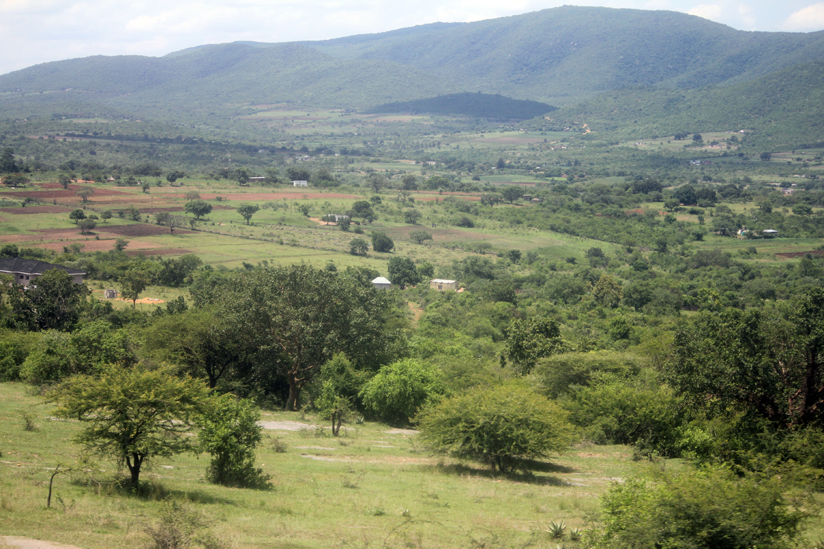 Siphofaneni, paysage