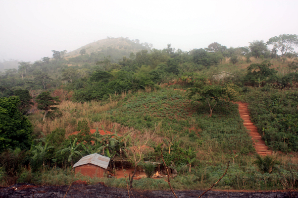 Togo, Kouma Kounda, village, paysage