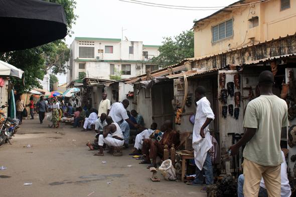 Lomé, marché, rue