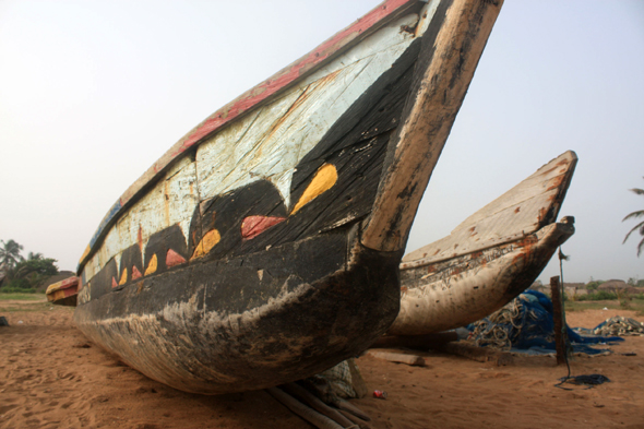 Aného, barque