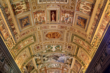 Plafond, galerie des Cartes, mus&eacute;e du Vatican