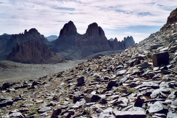 Le désert du Hoggar, Sahara