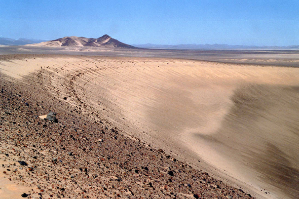 Vue de l'Amadror au Sahara