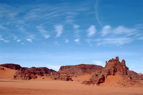In Tehak, Algérie, sable