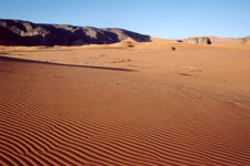 Transport du sable du Sahara