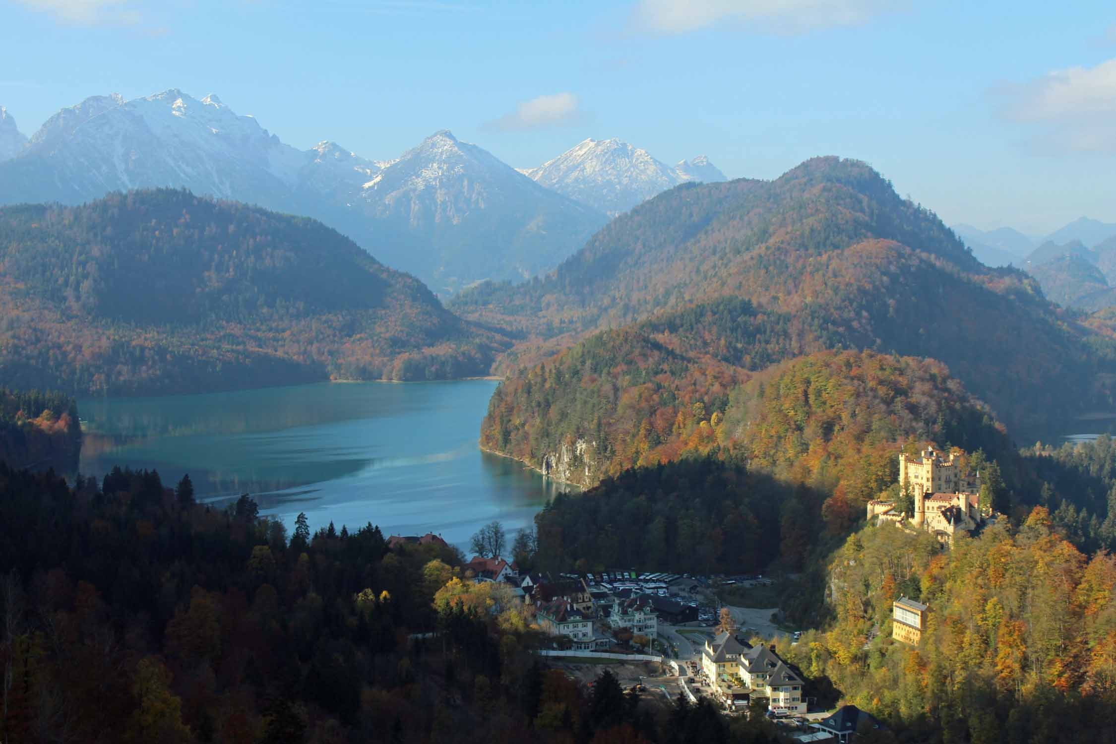 Hohenschwangau en Bavière