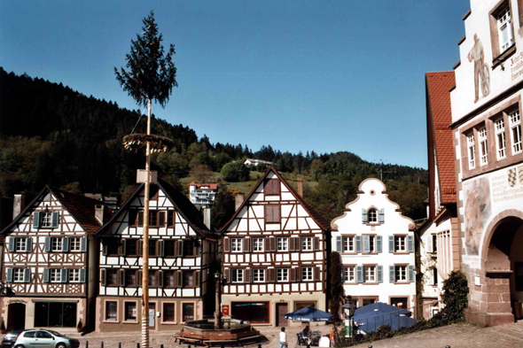 Des maisons typiques à Schiltach