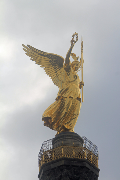 La statue de la Victoire Siegessäule à Berlin