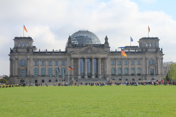 Le fameux Reichstag, de Berlin, Allemagne