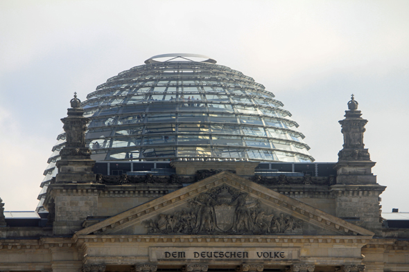 Le dôme du Reichstag de Berlin