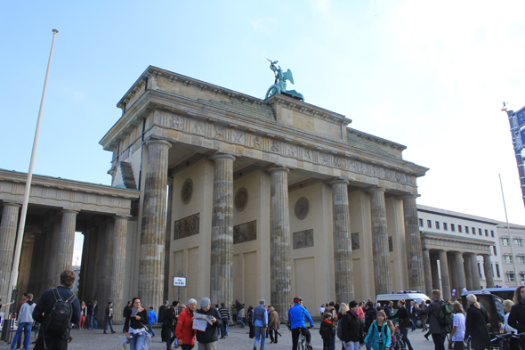 La porte Brandenburger Tor à Berlin, Allemagne