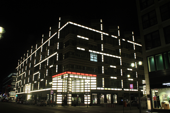 Le Quartier 206 la nuit à Berlin