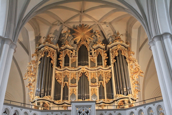 La nef de l'église Sainte-Marie de Berlin