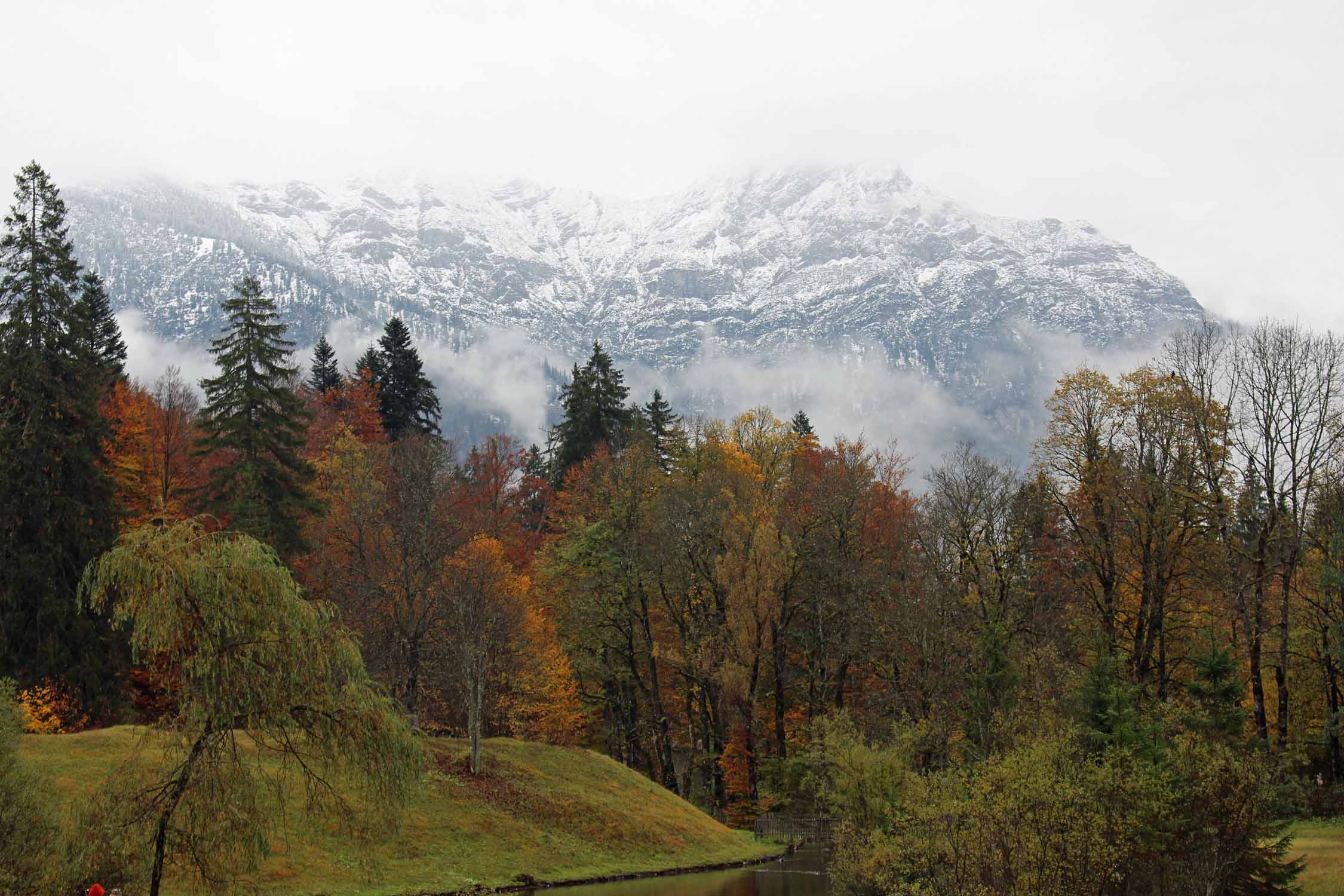 Paysage près de Linderhof, Alpes bavaroises