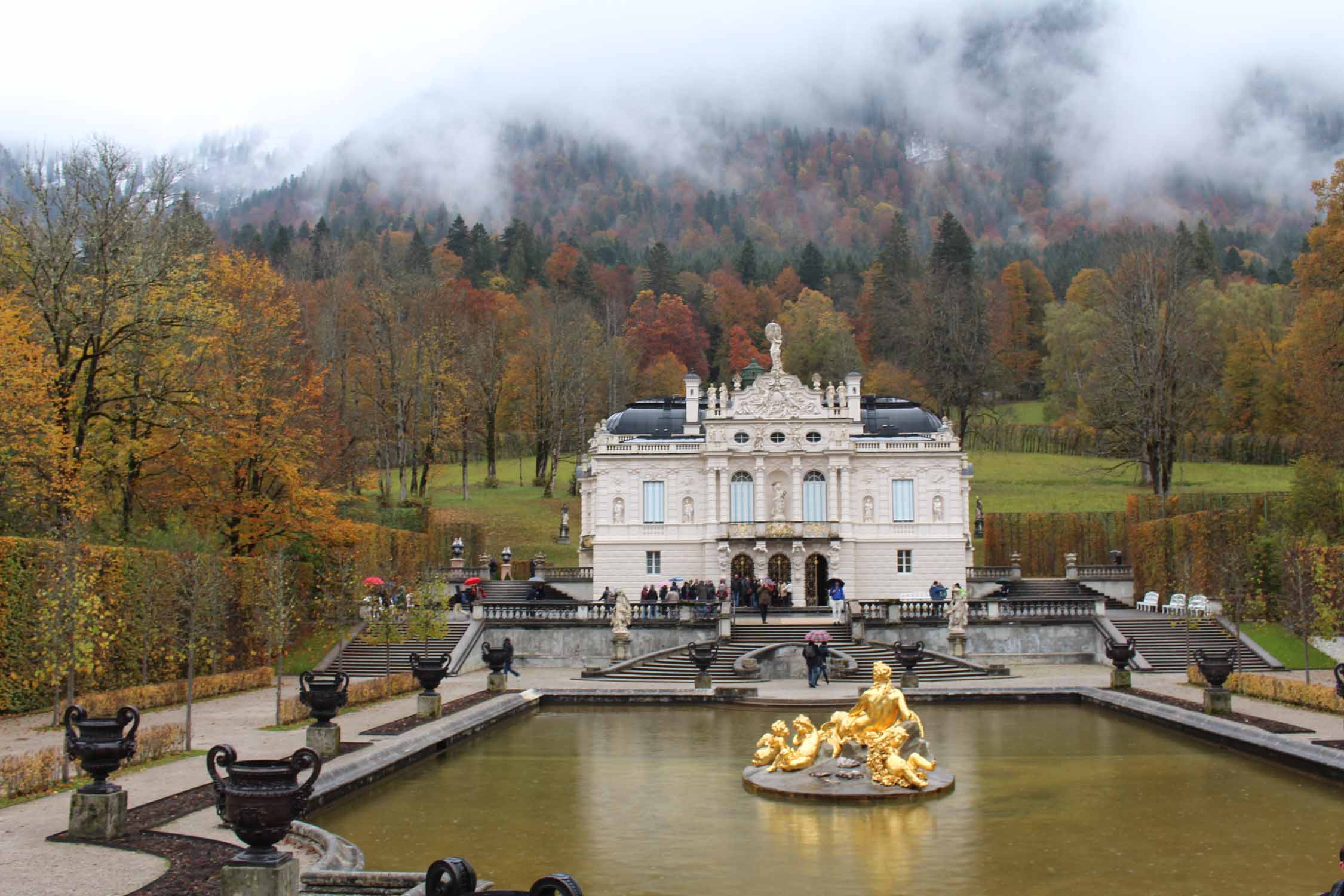 Le château de Linderhof en Bavière