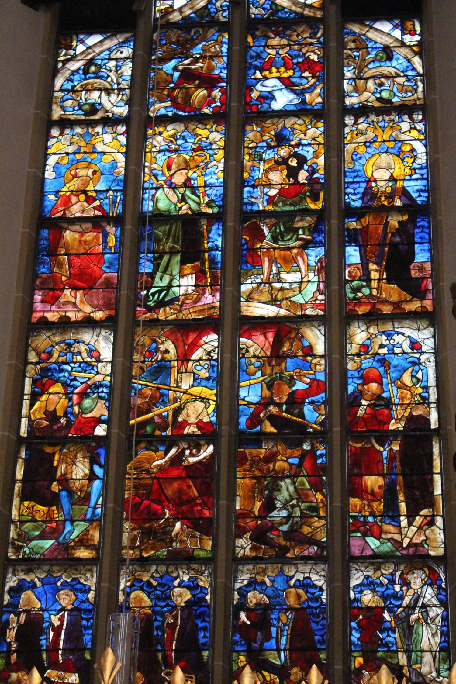 Munich, Notre-Dame, vitraux