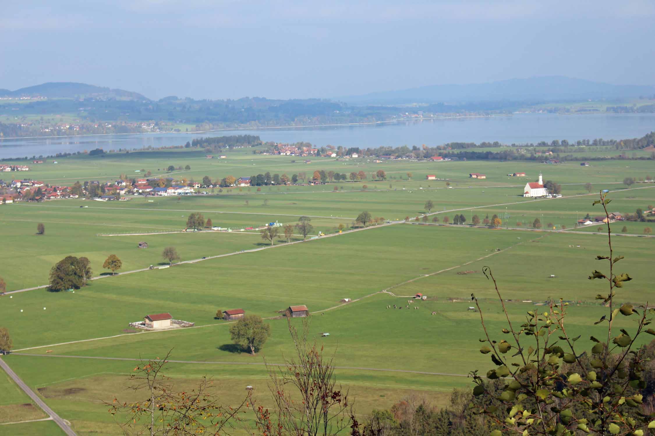 Paysage devant Neuschwanstein